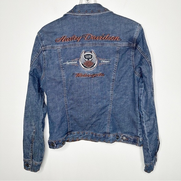 Harley Davidson 105th Anniversary Jean Jacket - Picture 2 of 7